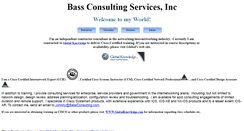 Desktop Screenshot of bassconsulting.com